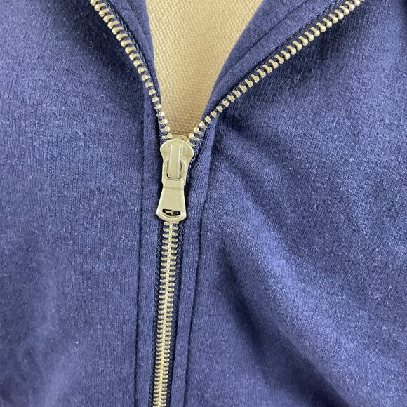 Hill House Teddy Zip-Up Hoodie M Navy Blue Pockets New NWT - Picture 6 of 12